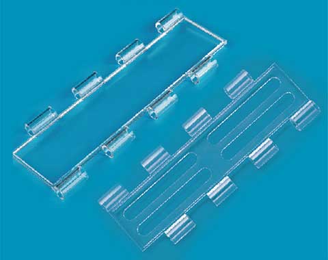 Polycarbonate transpatent slats